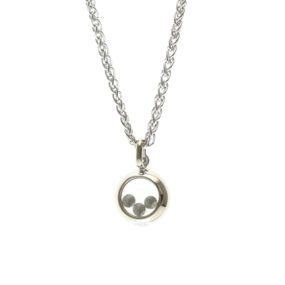 CHOPARD Silver Diamond Necklace